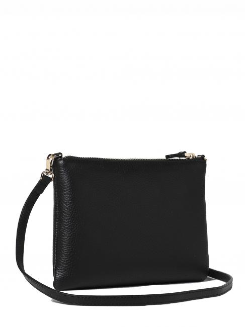 BEST CROSSBODY Minitasche aus Leder Schwarz - Damentaschen