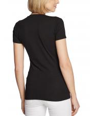 GUESS AMALIA T-Shirt mit V-Ausschnitt jetbla - T-Shirts und Tops f&uuml;r Damen - 2