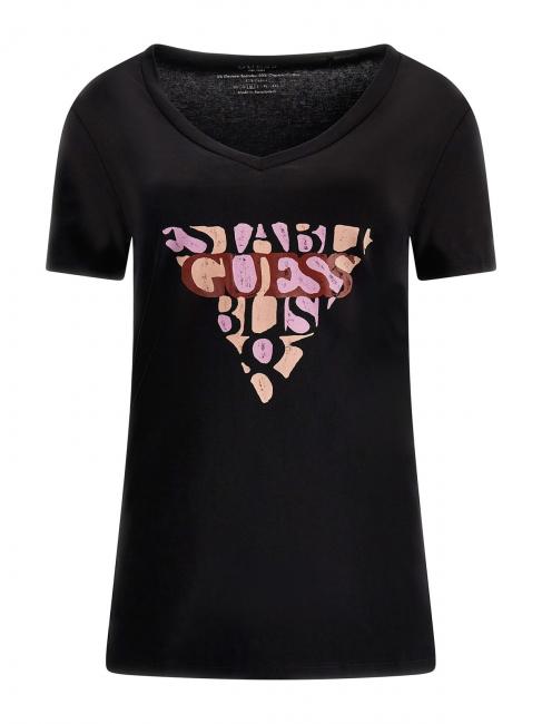 AMALIA T-Shirt mit V-Ausschnitt jetbla - T-Shirts und Tops f&uuml;r Damen
