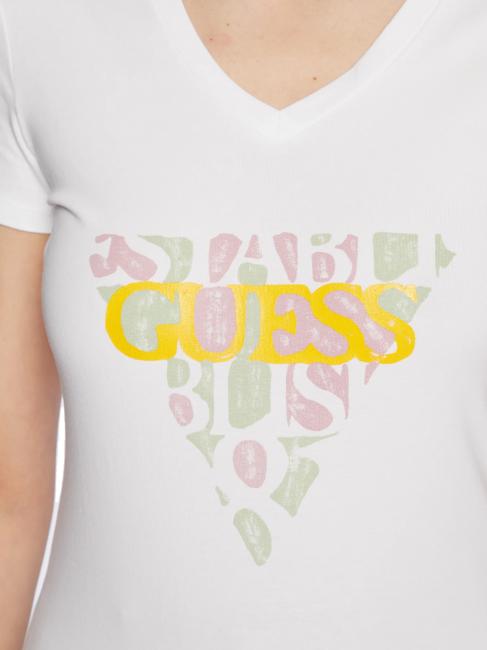 AMALIA T-Shirt mit V-Ausschnitt purwei&szlig; - T-Shirts und Tops f&uuml;r Damen