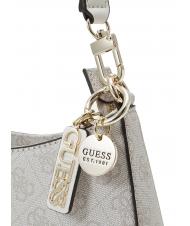 GUESS NOELLE Umh&auml;ngetasche mit Rei&szlig;verschluss oben wo logo - Damentaschen - 5
