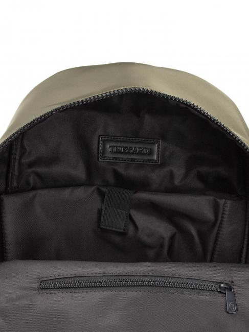 SPEEDY LETTERING Nylon-Rucksack, 15,6-Zoll-PC-Halterung gr&uuml;ne Olive / Stein - PC-Rucks&auml;cke