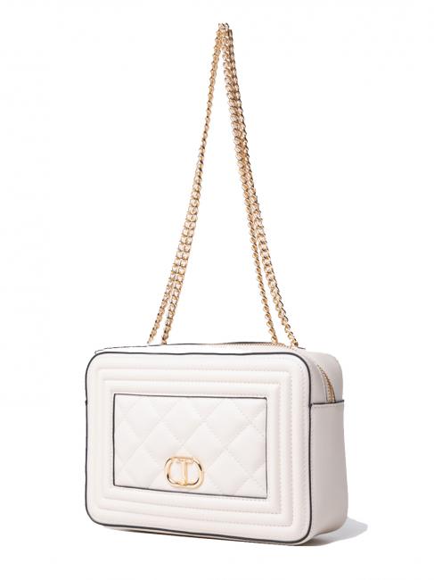 QUILTED FRAME Tasche aus Matelass&eacute;-Stoff Schnee - Damentaschen