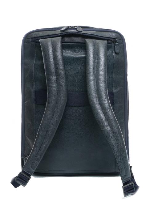 P15 PLUS Lederrucksack für 17" PC Blau - PC-Rucksäcke