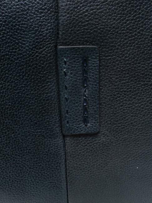 P15 PLUS Lederrucksack für 17" PC Blau - PC-Rucksäcke