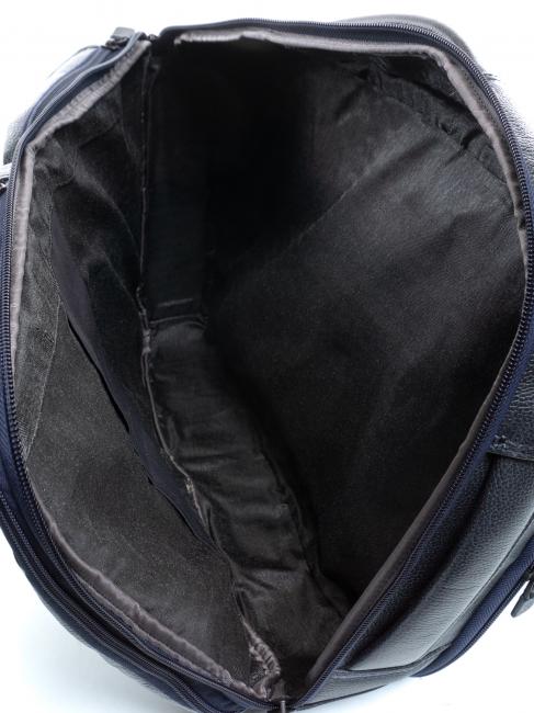 P15 PLUS Lederrucksack für 17" PC Blau - PC-Rucksäcke