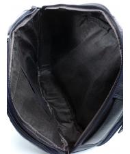 PIQUADRO P15 PLUS Lederrucksack für 17" PC Blau - PC-Rucksäcke - 7