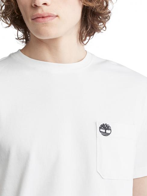 DUNSTAN RIVER Baumwoll-T-Shirt mit Tasche Wei&szlig; - Herren-T-Shirts