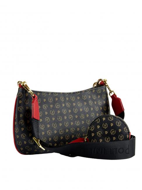 HERITAGE Umhängetasche mit Kettengriff schwarzer Lack - Damentaschen