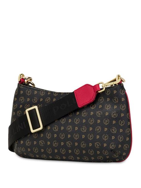 HERITAGE Umhängetasche mit Kettengriff schwarzer Lack - Damentaschen