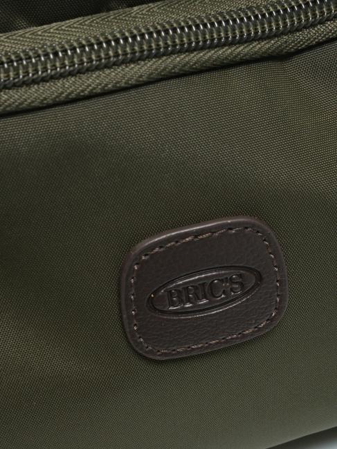 X-BAG Schultertasche oliv / dunkelbraun - Damentaschen