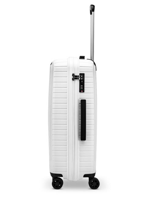 HEXA Trolley mittlerer Größe Weiß - Harte Trolleys