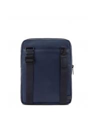PIQUADRO FINN iPad-Tasche aus Leder Blau - Umhängetaschen Herren - 3