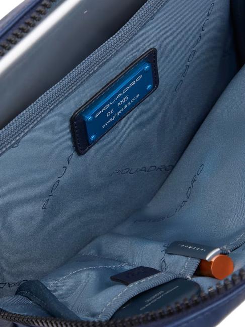 FINN iPad-Tasche aus Leder Blau - Umhängetaschen Herren