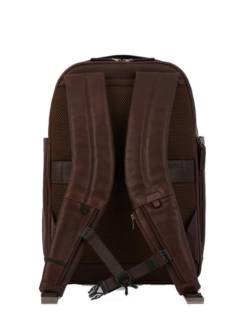 PAAVO Laptop-Rucksack 15,6", aus Leder MORO - PC-Rucksäcke