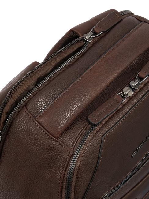 PAAVO Laptop-Rucksack 15,6", aus Leder MORO - PC-Rucksäcke