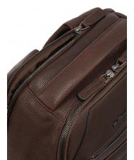 PIQUADRO PAAVO Laptop-Rucksack 15,6", aus Leder MORO - PC-Rucksäcke - 4