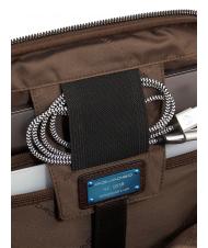 PIQUADRO PAAVO Laptop-Rucksack 15,6", aus Leder MORO - PC-Rucksäcke - 5