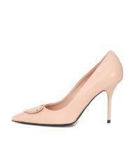 LOVE MOSCHINO Scarpa d&Atilde;&copy;collet&Atilde;&copy; alta in nappa  nackt - Damenschuhe - 4