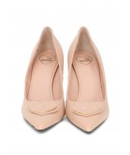LOVE MOSCHINO Scarpa d&Atilde;&copy;collet&Atilde;&copy; alta in nappa  nackt - Damenschuhe - 6
