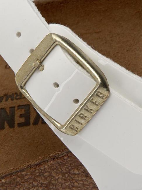 GIZEH Zehensandalen aus Birko-Flor Weiß - Damenschuhe