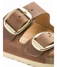 BIRKENSTOCK ARIZONA BIG BUCKLE Sandale aus geöltem Leder Cognac - Schuhe Unisex - 6