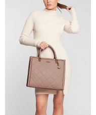 GUESS ABEY ELITE Tote Handtasche, mit Schultergurt Rosenholz - Damentaschen - 7