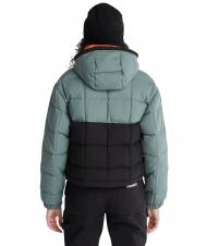 TIMBERLAND HOODER PUFFER Jacke mit Kapuze balsamgrün/schwarz - Daunenjacken für Damen - 4