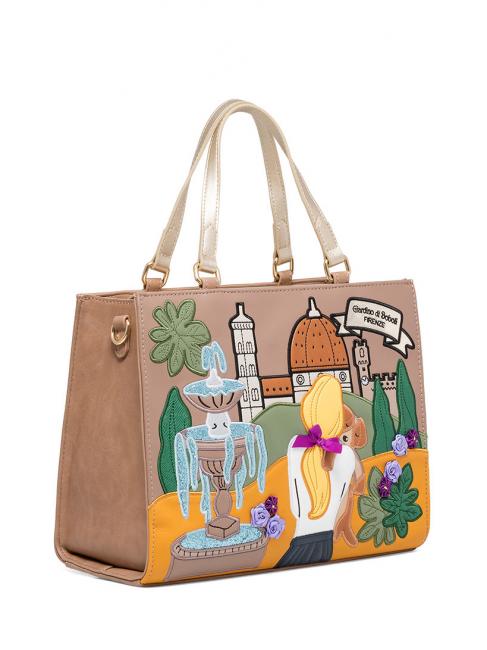 CARTOLINE FIRENZE Handtasche mit Schulterriemen Fantasie - Damentaschen