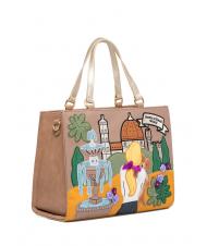 BRACCIALINI CARTOLINE FIRENZE Handtasche mit Schulterriemen - Damentaschen
