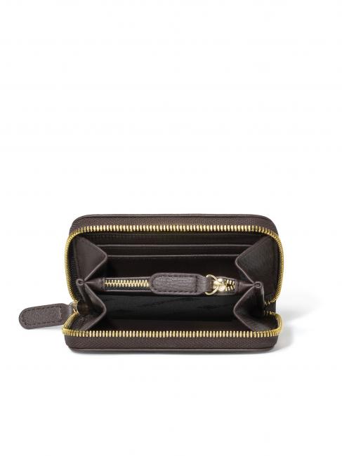 MONORANGE Geldb&ouml;rse mit mittlerem Rei&szlig;verschluss Braun - Brieftaschen Damen