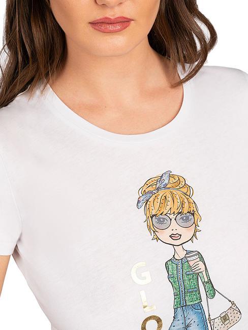 MODA GIRL T-shirt bco oct.gl&uuml;hendes M&auml;dchen - T-Shirts und Tops f&uuml;r Damen