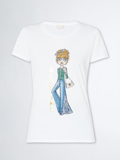 MODA GIRL T-shirt bco oct.gl&uuml;hendes M&auml;dchen - T-Shirts und Tops f&uuml;r Damen