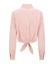 GUESS FADWA Langarmshirt mit Schleife - Damenblusen