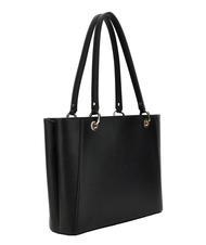 GUESS NOELLE Einkaufstasche aus Saffiano SCHWARZ - Damentaschen - 2