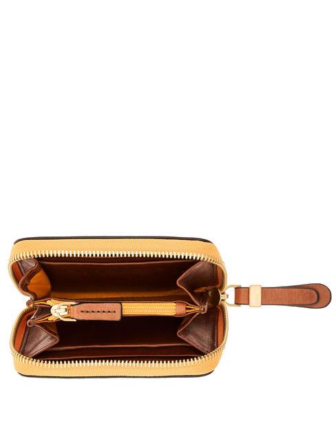 CHIARA Kleine Brieftasche aus Leder BRAUN - Brieftaschen Damen