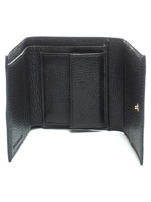 PRINTED LOGO Mini-Geldb&ouml;rse aus Leder Schwarz - Brieftaschen Damen