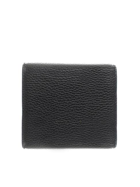 PRINTED LOGO Mini-Geldb&ouml;rse aus Leder Schwarz - Brieftaschen Damen