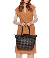 POLLINI HERITAGE SOFT Einkaufstasche, mit Schultergurt Schwarz - Damentaschen - 6