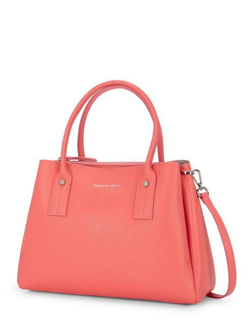 BETSY Handtasche, mit Schultergurt, aus Leder Fuchsie - Damentaschen