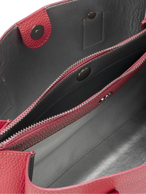 BETSY Handtasche, mit Schultergurt, aus Leder Fuchsie - Damentaschen