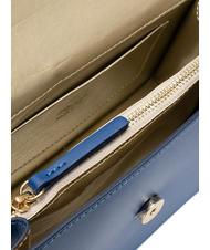 TOSCA BLU LILY  Mini-Umh&auml;ngetasche aus Leder Elektrisches Blau - Damentaschen - 3