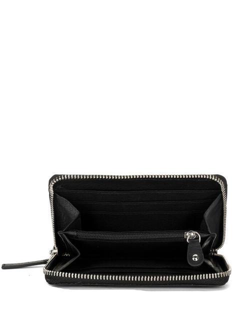 SHIRLEY Geldb&ouml;rse aus Leder f&uuml;r Damen Schwarz - Brieftaschen Damen