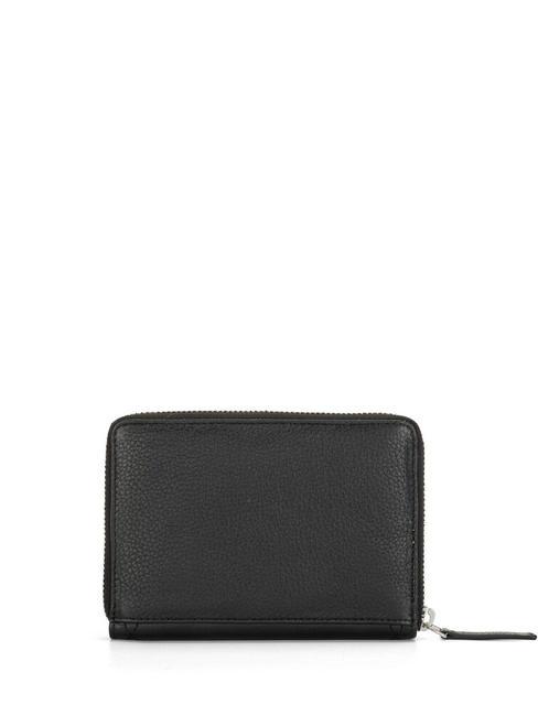 SHIRLEY Geldb&ouml;rse aus Leder f&uuml;r Damen Schwarz - Brieftaschen Damen