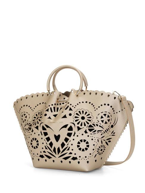 NICOLE Handtasche, mit Schultergurt Gold - Damentaschen