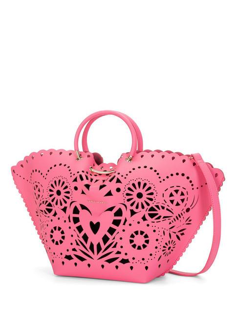 NICOLE Handtasche, mit Schultergurt Fuchsie - Damentaschen