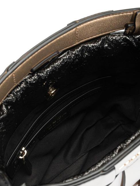 ALEXANDRA Mini-Eimertasche mit Schultergurt Wei&szlig; - Damentaschen