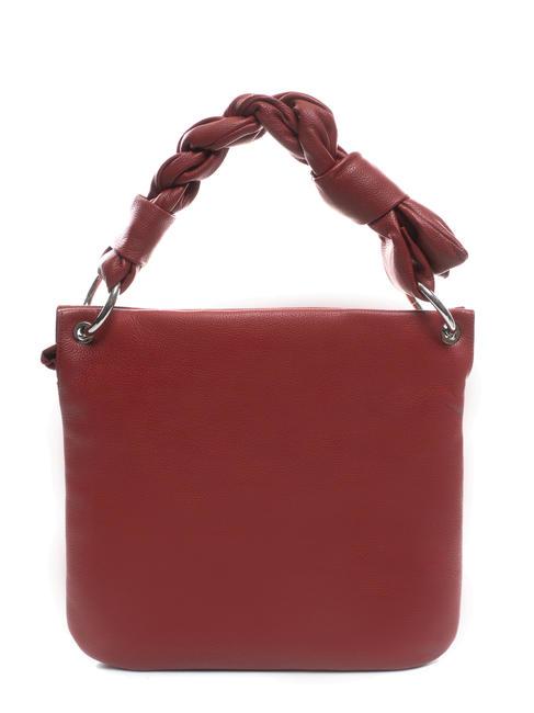 CHARLIZE Lederhandtasche mit Schultergurt karminrot - Damentaschen