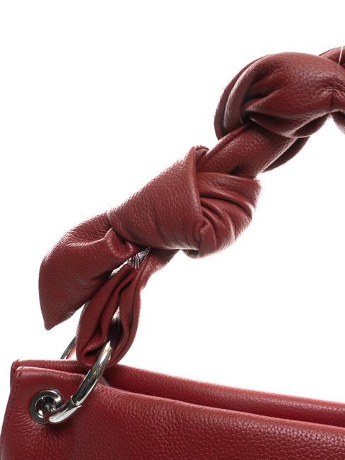 CHARLIZE Lederhandtasche mit Schultergurt karminrot - Damentaschen