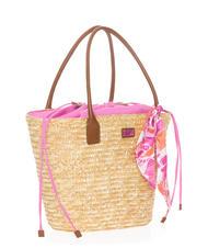 MANDARINA DUCK SEASHELL STRAW Schultertasche rosa Blase - Damentaschen - 2